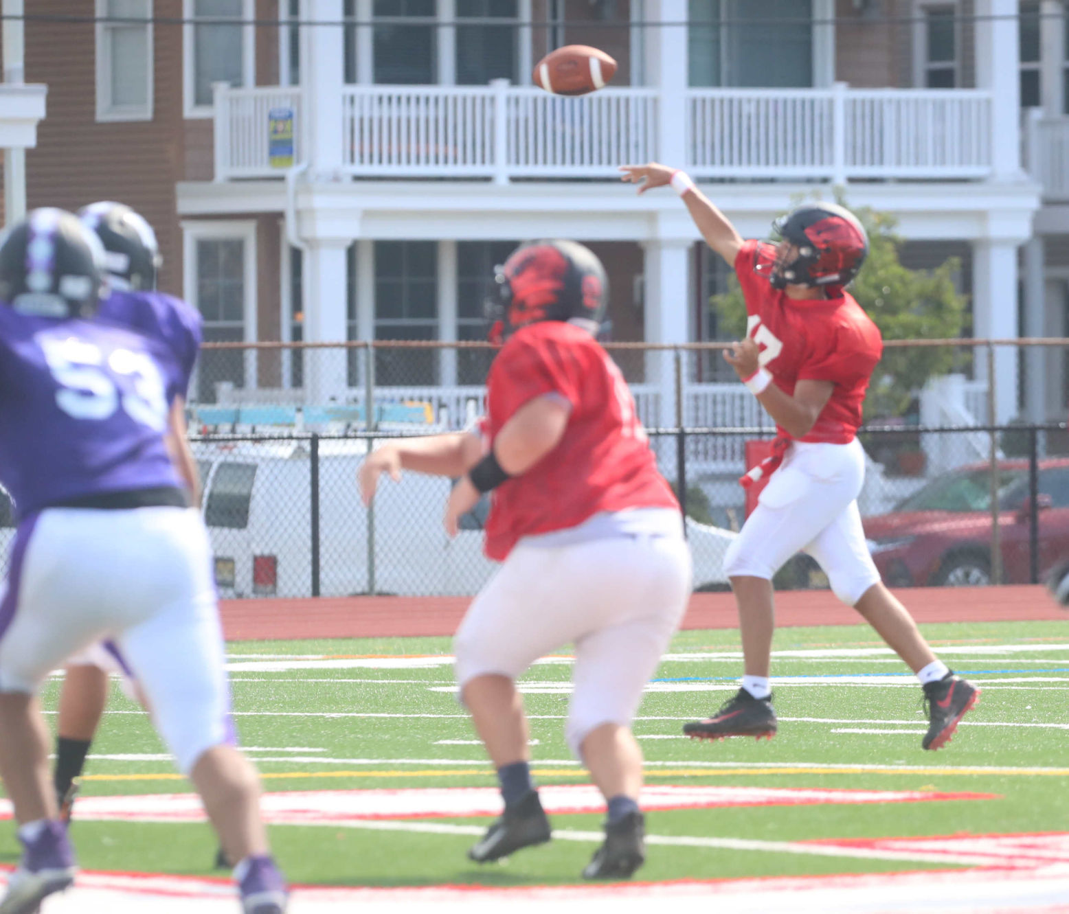Ocean City Football scrimmage